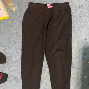 Black joggers, worn once.